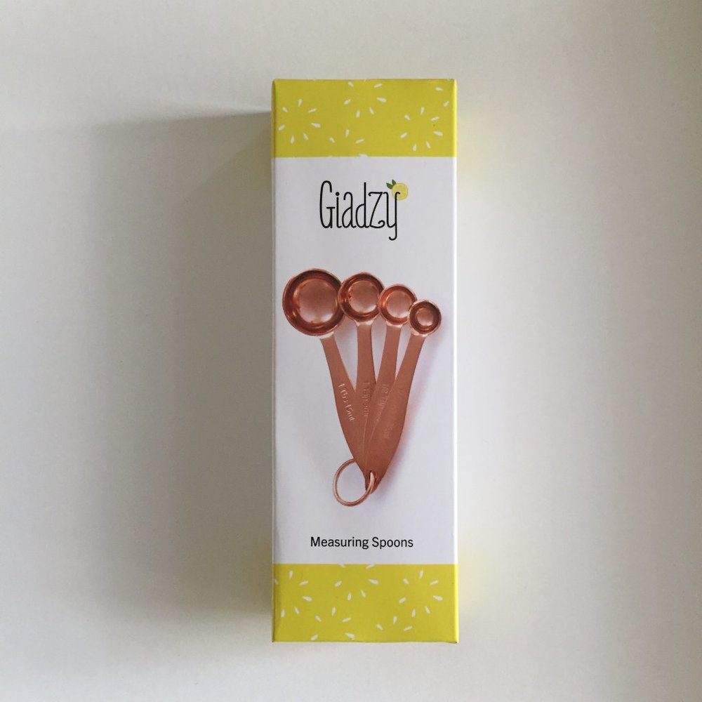 GIADZY COPPER PLATED MEASURING SPOONS